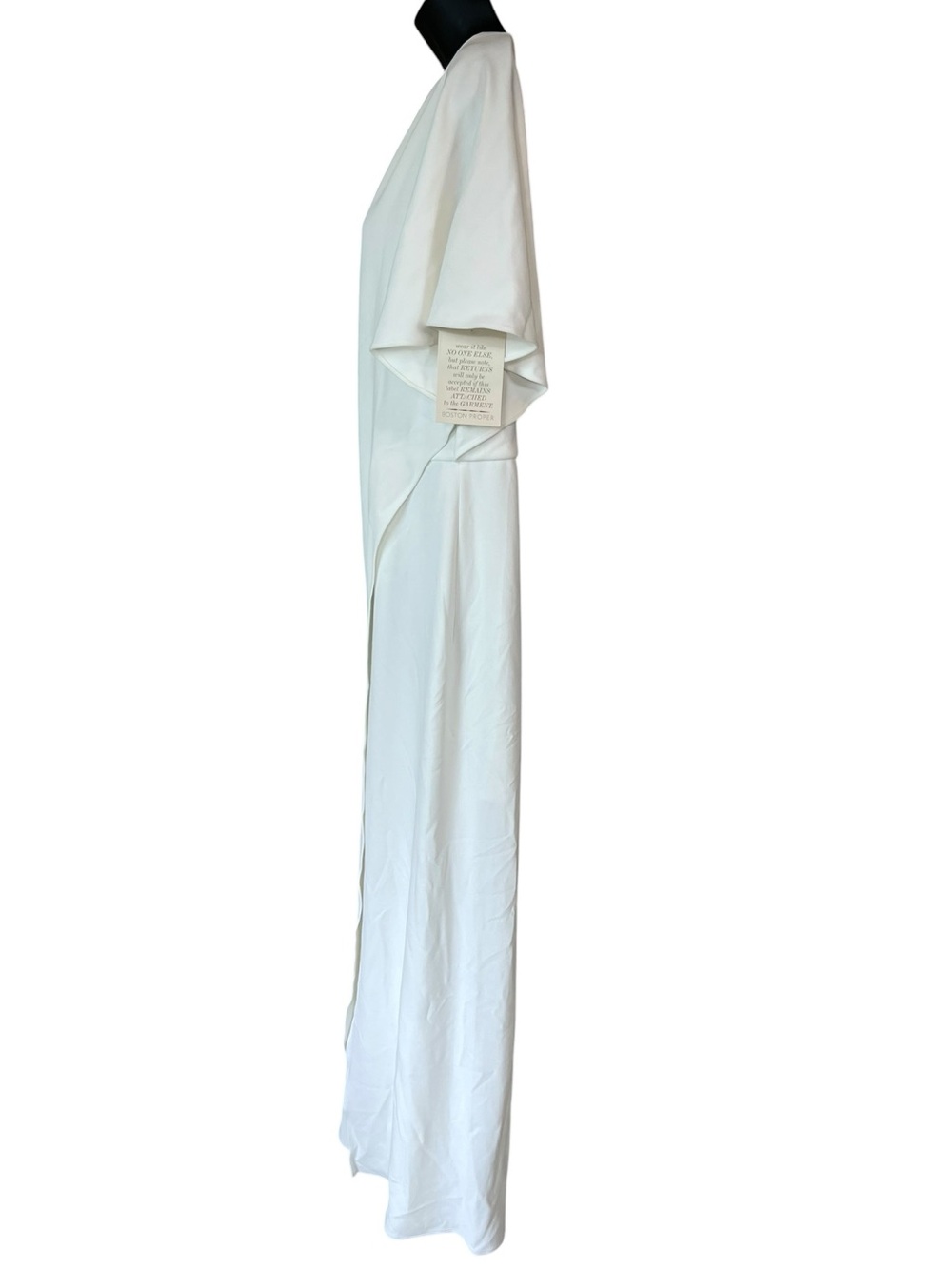 ALEXIA ADMOR Ivory One-Shoulder Ruffle Jumpsuit - Picture 6 of 16